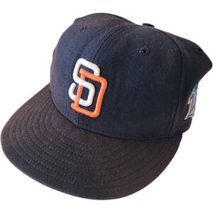 New Era San Diego Padres 1998 World Series Fitted Baseball Cap Size 7 1/4